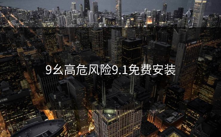 9幺高危风险9.1免费安装